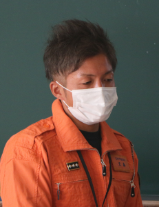 地方公務員Ⅰ(消防)久島佑介さん(44回生)