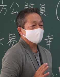 地方公務員Ⅱ(市役所)永易貞幸さん(19回生)